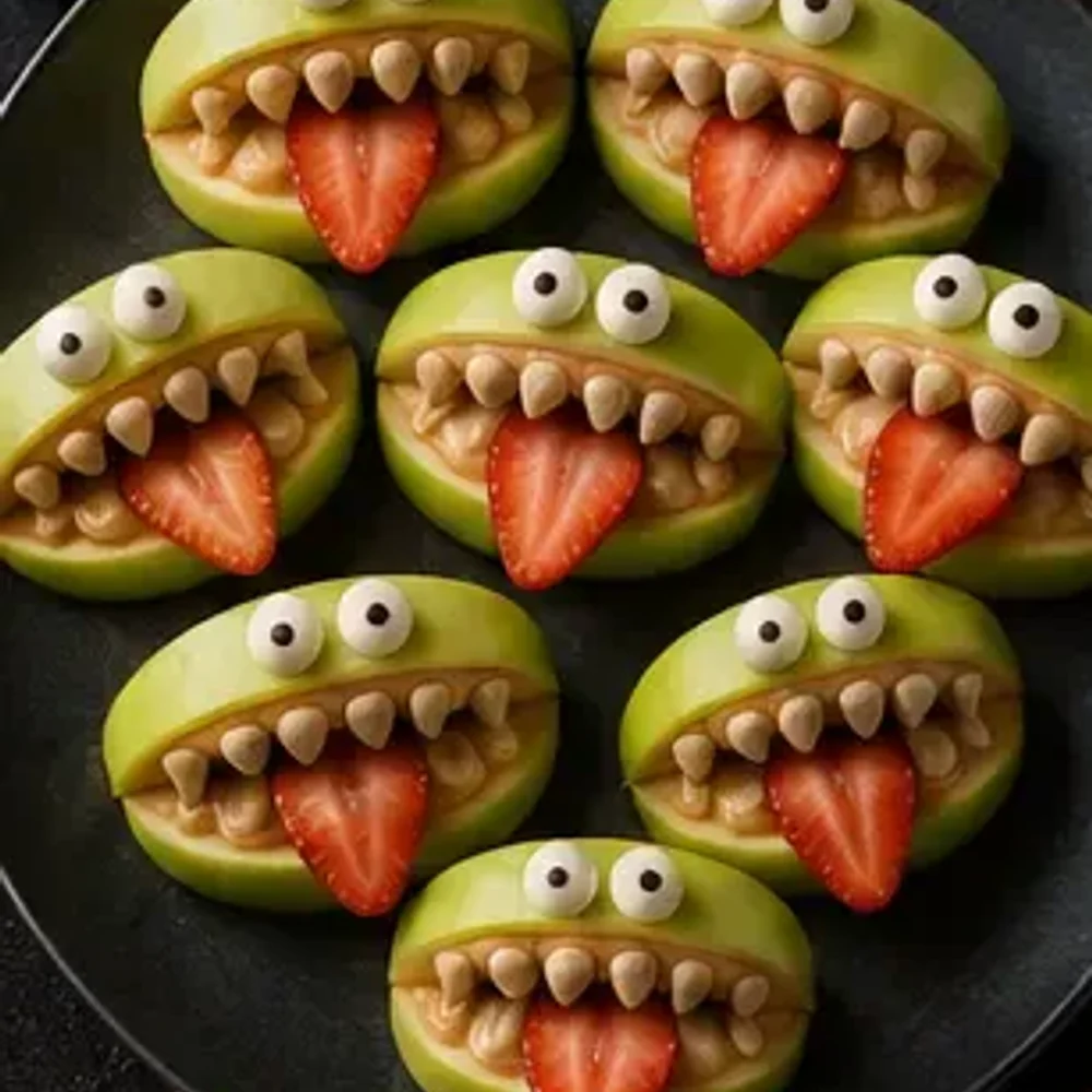 Halloween-Rezept: Apfel-Monster