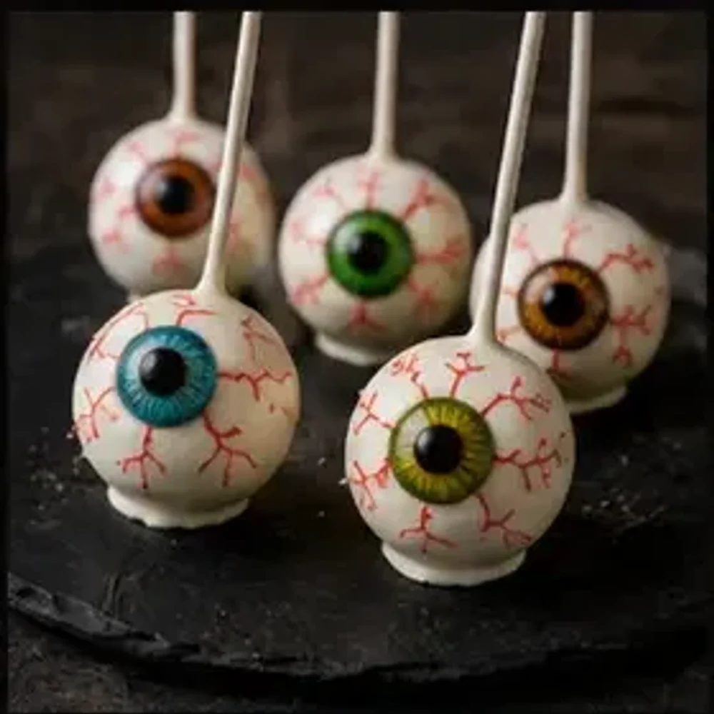 Halloween-Rezept: Augen-Cake-Pops