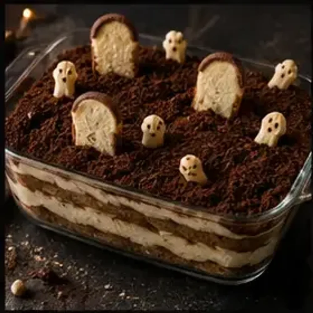 Halloween-Rezept: Friedhof-Tiramisu