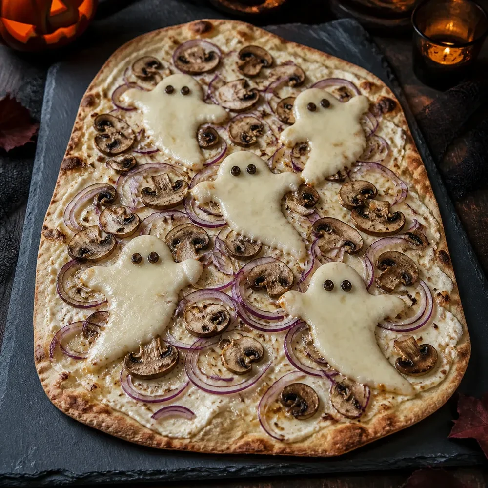 Halloween-Rezept: Grusel-Flammkuchen