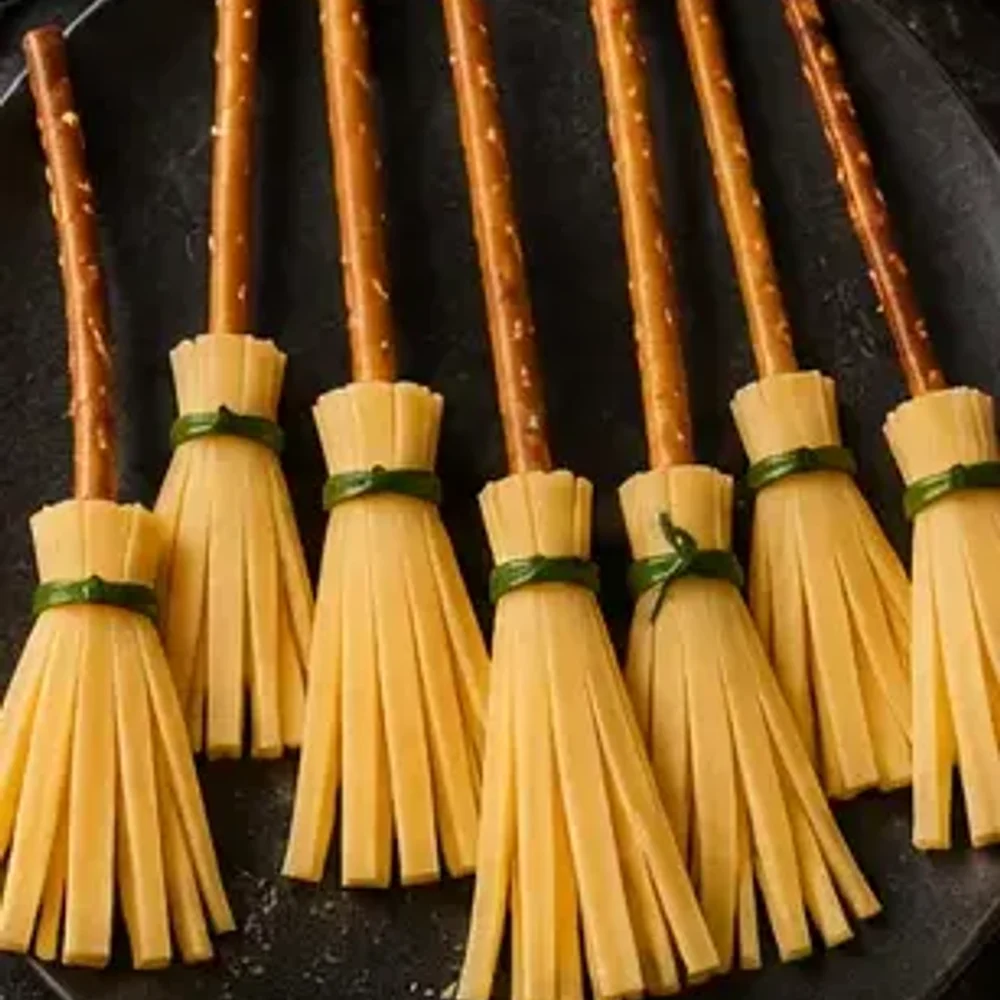 Halloween-Rezept: Käse-Besen