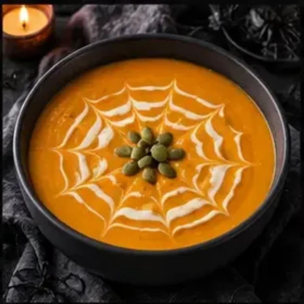 Halloween-Rezept: Kürbis-Käse-Suppe