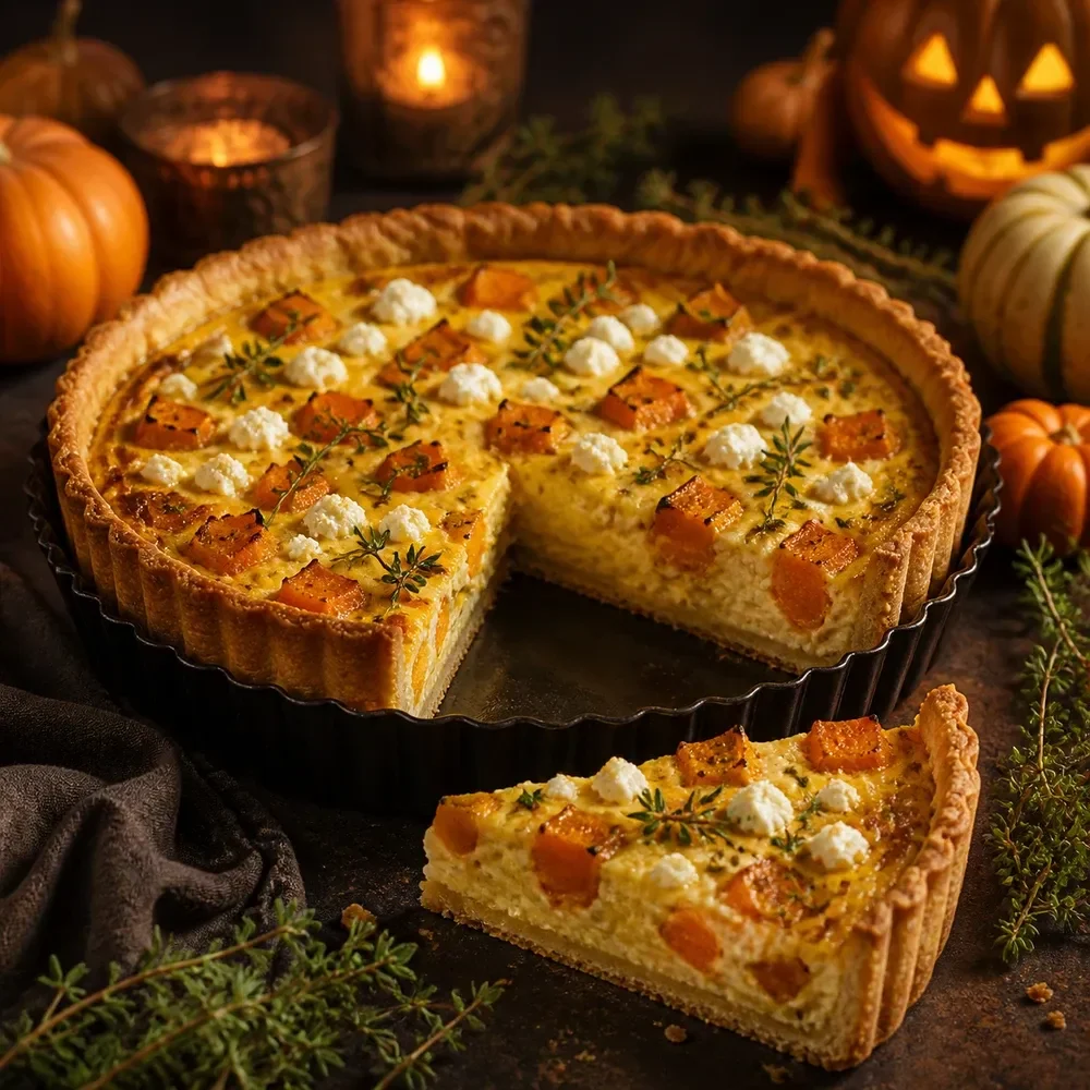 Halloween-Rezept: Kürbis-Quiche