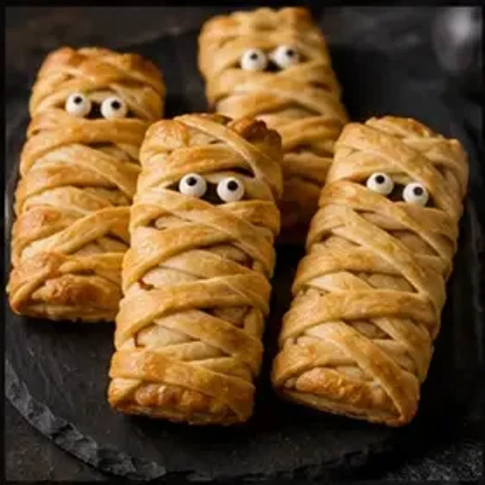 Halloween-Rezept: Mumien-Plunder