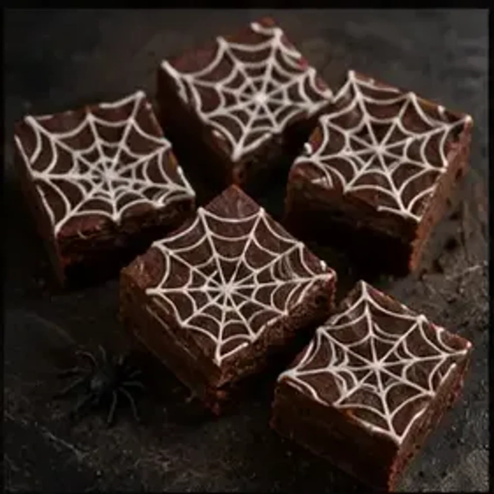 Halloween-Rezept: Spinnen-Brownies