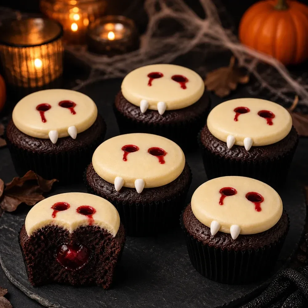 Halloween-Rezept: Vampir-Cupcakes