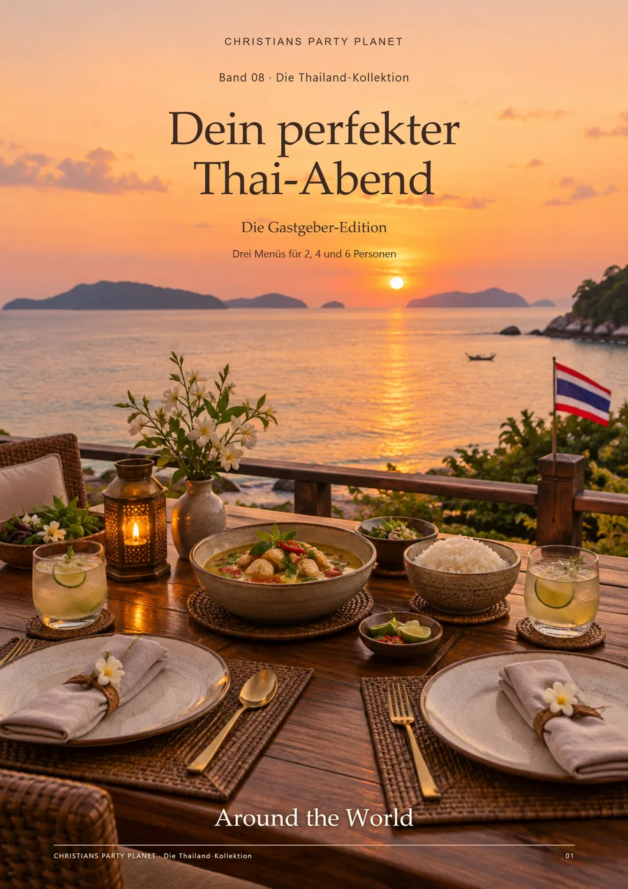 Dein perfekter Thai-Abend – Buchcover, deutsche Ausgabe