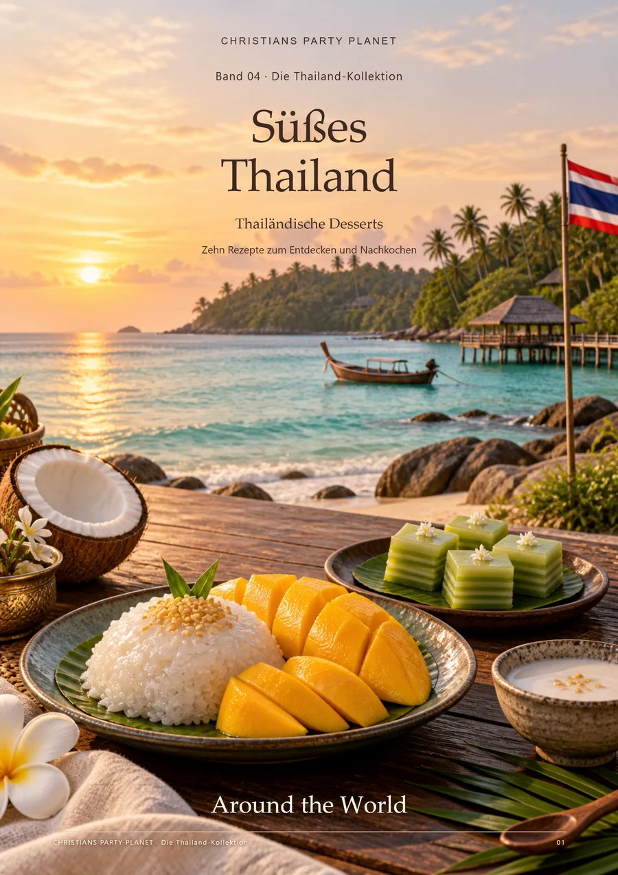 Süßes Thailand – Buchcover, deutsche Ausgabe