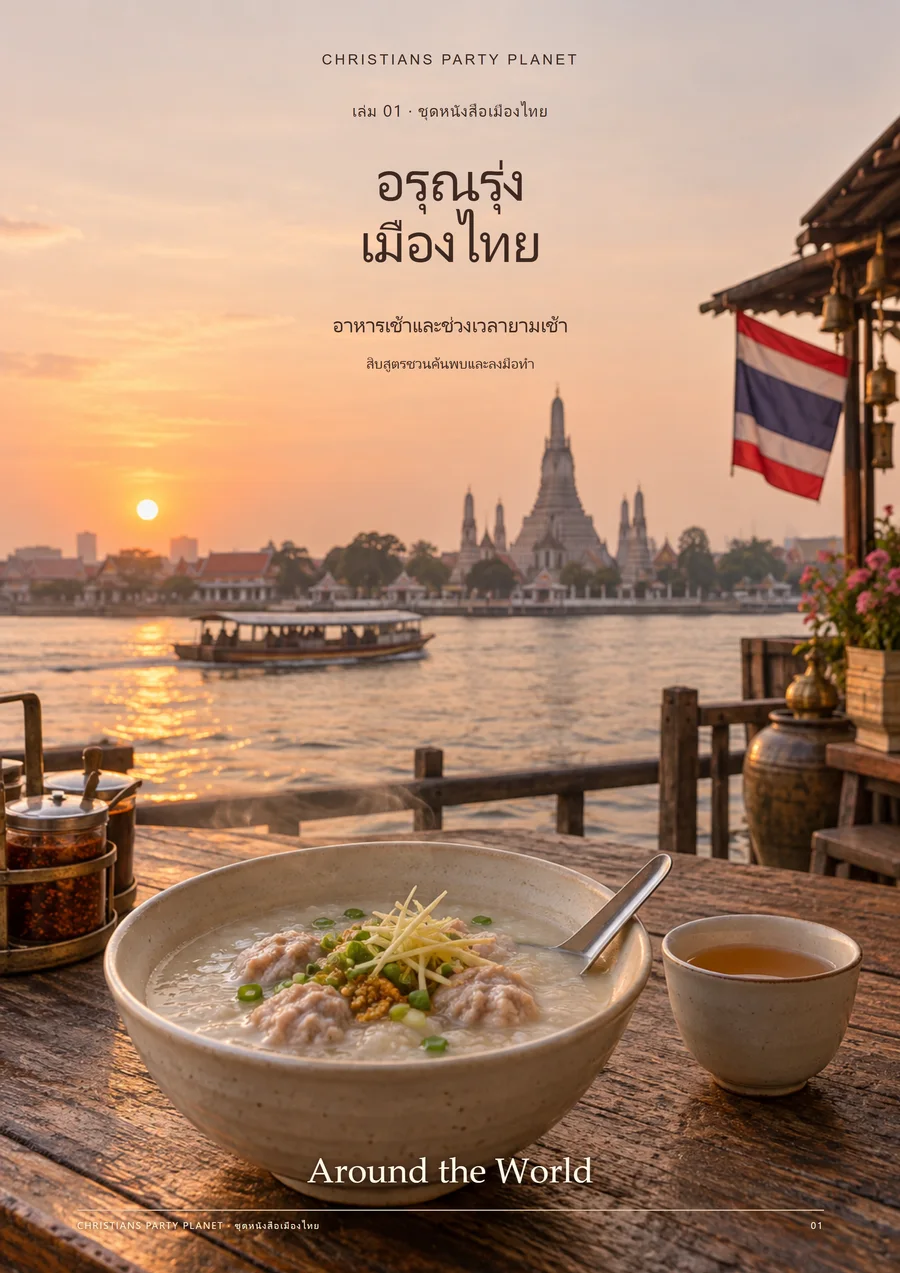 อรุณรุ่งเมืองไทย – ปกหนังสือฉบับภาษาไทย