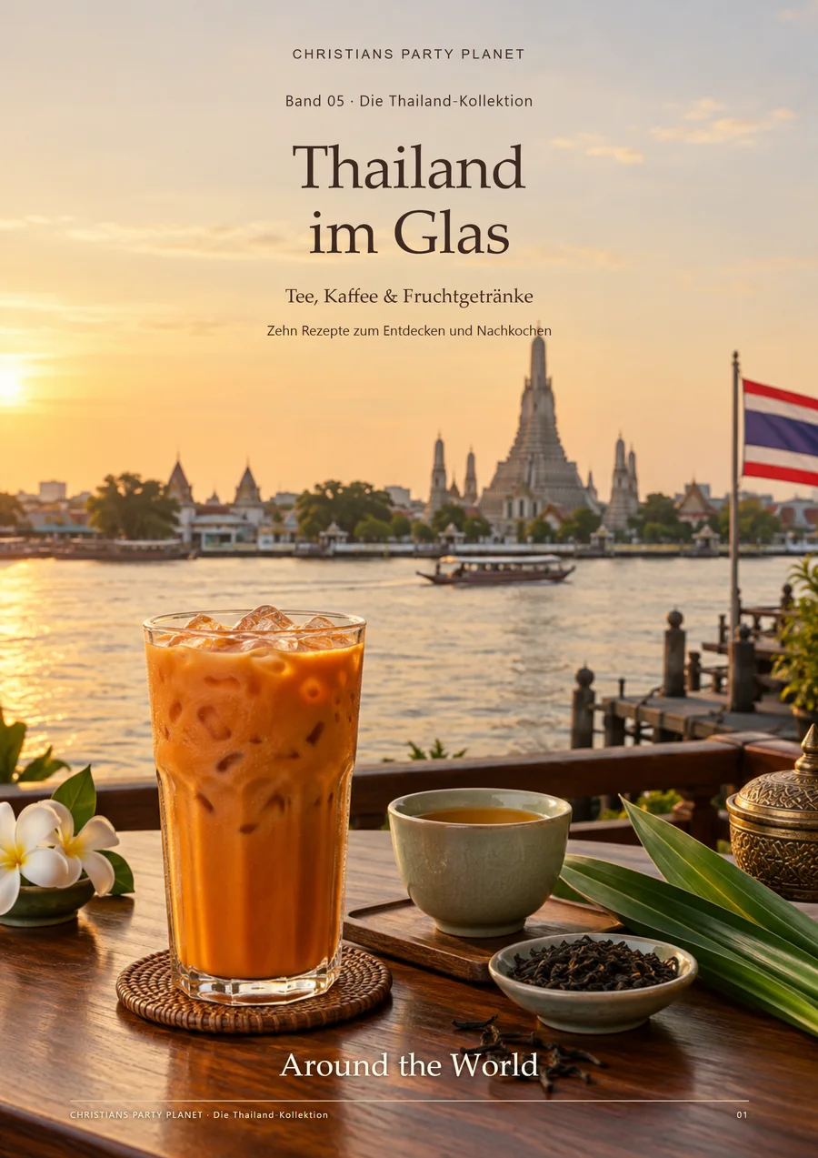 Thailand im Glas – Buchcover, deutsche Ausgabe