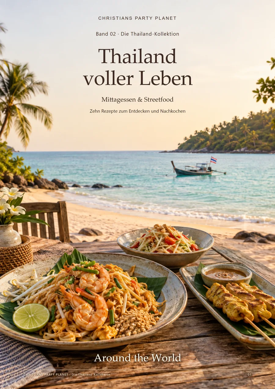 Thailand voller Leben – Buchcover, deutsche Ausgabe