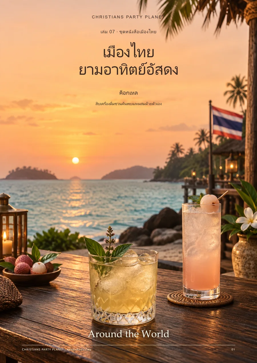 เมืองไทยยามอาทิตย์อัสดง – ปกหนังสือฉบับภาษาไทย