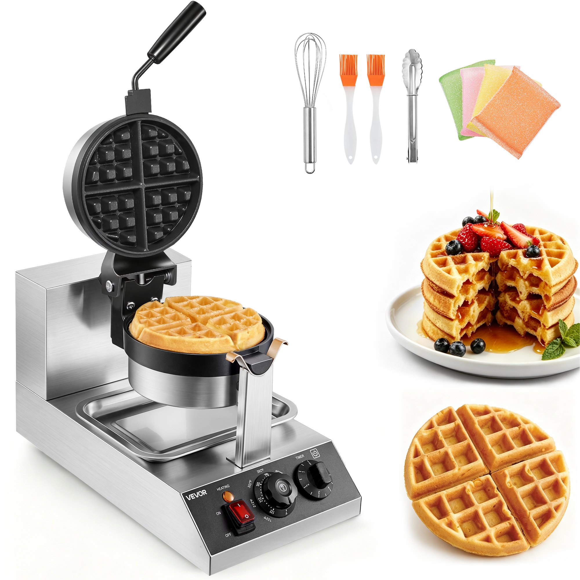 VEVOR Belgisches Waffeleisen – Herstellerfoto